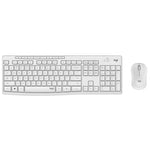 Logitech MK295 USB Kabelloses Geräuschloses Tastatur-Maus-Set