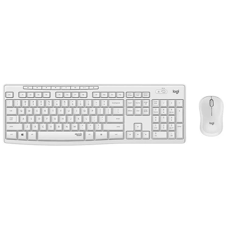 Logitech MK295 USB Kabelloses Geräuschloses Tastatur-Maus-Set
