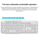 Logitech MK295 USB Kabelloses Geräuschloses Tastatur-Maus-Set