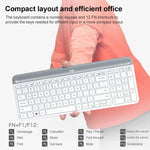 Logitech MK470 Kabelloses, geräuschloses Tastatur-Maus-Set