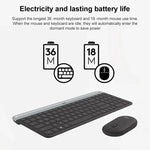 Logitech MK470 Kabelloses, geräuschloses Tastatur-Maus-Set