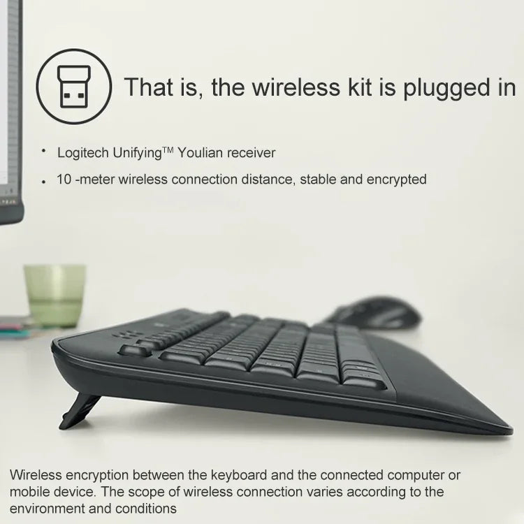 Logitech MK545 Kabelloses Tastatur-Maus-Set