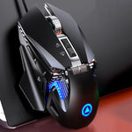 YINDIAO G10 7200 DPI, 7 Modi, einstellbare 7 Tasten, RGB-Beleuchtung, kabelgebundene mechanische Hard-Core-Makro-Maus aus Metall, Ausführung: Audio-Version
