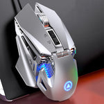 YINDIAO G10 7200 DPI, 7 Modi, einstellbare 7 Tasten, RGB-Beleuchtung, kabelgebundene mechanische Hard-Core-Makro-Maus aus Metall, Ausführung: Audio-Version