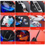 YINDIAO G10 7200 DPI, 7 Modi, einstellbare 7 Tasten, RGB-Beleuchtung, kabelgebundene mechanische Hard-Core-Makro-Maus aus Metall, Ausführung: Audio-Version