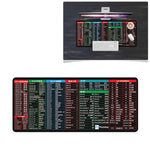 YINDIAO Großes Gummi-Mauspad Rutschfest Gaming Büro Schreibtischunterlage Tastaturmatte, Größe: 800x300mm (Universum), KB7660A, KB7660C, KB7660D, KB7660E, KB7660F