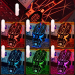 YINDIAO A7 2,4 GHz 1600 DPI 3 Modi Einstellbare 7 Tasten Wiederaufladbare RGB-Beleuchtung Kabellose Leise Gaming-Maus