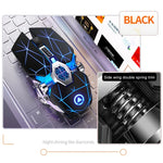 YINDIAO A7 2,4 GHz 1600 DPI 3 Modi Einstellbare 7 Tasten Wiederaufladbare RGB-Beleuchtung Kabellose Leise Gaming-Maus