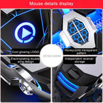 YINDIAO A7 2,4 GHz 1600 DPI 3 Modi Einstellbare 7 Tasten Wiederaufladbare RGB-Beleuchtung Kabellose Leise Gaming-Maus