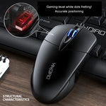YINDIAO G2 1000DPI 3-Tasten RGB-Beleuchtung Kabelgebundene Business-Maus