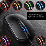 YINDIAO G2 1000DPI 3-Tasten RGB-Beleuchtung Kabelgebundene Business-Maus