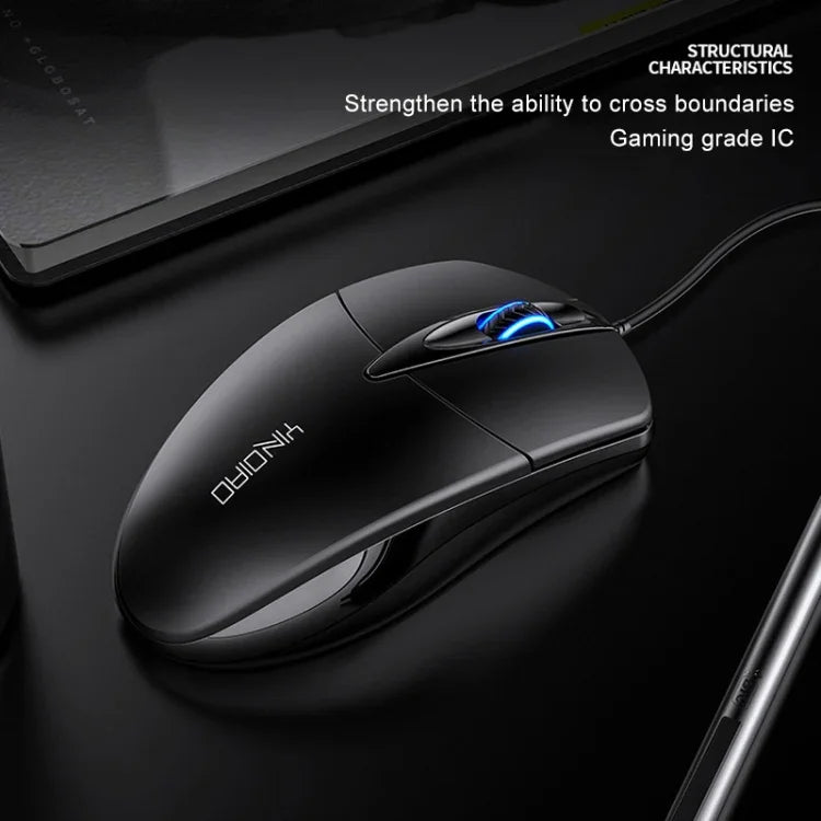 YINDIAO G2 1000DPI 3-Tasten RGB-Beleuchtung Kabelgebundene Business-Maus