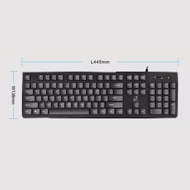 ZGB S500 USB-Kabeltastatur mit runden Tasten, runde Tasten (Schwarz), runde Tasten (Weiß)