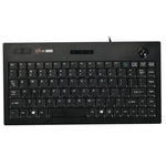 MC Saite MC-9712 ​​Kabelgebundene Multimedia-Computertastatur mit 88 Tasten und Trackball für Windows, MC-9712