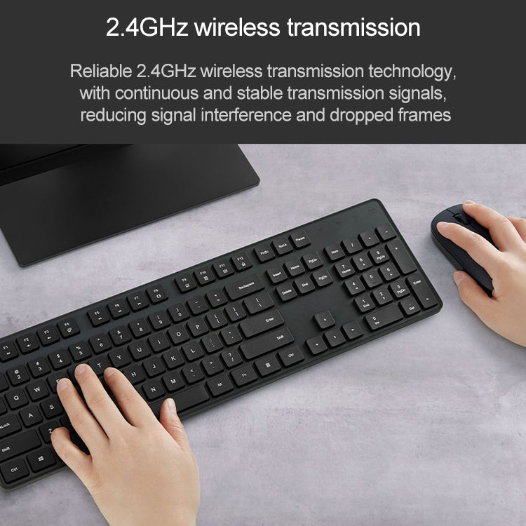 Original Xiaomi 2,4-GHz-Funktastatur- und Maus-Set für Notebooks, Desktop-Laptops, 2. Generation