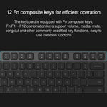 Original Xiaomi 2,4-GHz-Funktastatur- und Maus-Set für Notebooks, Desktop-Laptops, 2. Generation