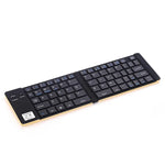 GK228 Ultradünne, faltbare Bluetooth-Tastatur V3.0, integrierte Halterung, unterstützt Android / iOS / Windows, GK228 (Schwarz), GK228 (Gold)