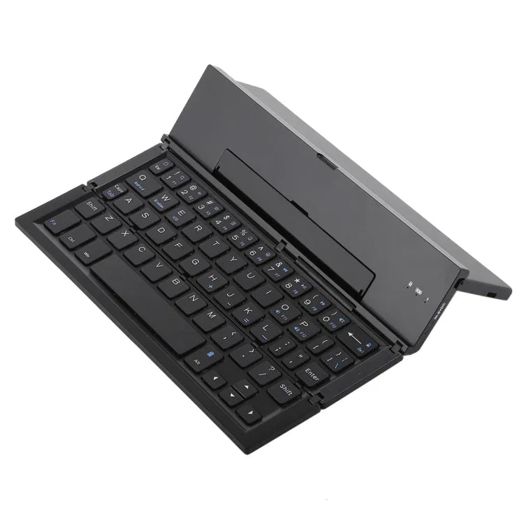 GK608 Ultradünne, faltbare Bluetooth-Tastatur V3.0, integrierte Halterung, unterstützt Android / iOS / Windows, GK608 (Schwarz), GK608 (Grau), GK608 (Gold)