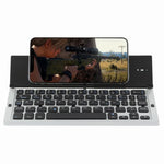 GK608 Ultradünne, faltbare Bluetooth-Tastatur V3.0, integrierte Halterung, unterstützt Android / iOS / Windows, GK608 (Schwarz), GK608 (Grau), GK608 (Gold)