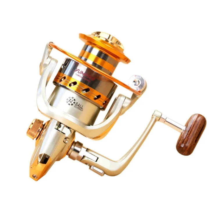 YUMOSHI Kugellager Wippgriff Radsitz Angelrolle, EF1000, EF2000, EF3000, EF4000, EF5000, EF6000, EF7000, EF8000