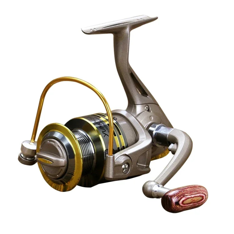 YUMOSHI Vollmetall-Kugellager Rocker Handle Wheel Seat Angelrolle, GS1000, GS2000, GS3000, GS4000, GS5000, GS6000, GS7000
