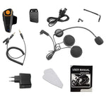 BT-S2 Einzel-2,4-GHz-Bluetooth-V3.0-Intercom-Headset für Motorradhelme, automatische Anrufannahme, FM-Unterstützung, Intercom-Reichweite bis zu 1000 m, BT-S2 Einzel