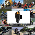 BT-S2 Einzel-2,4-GHz-Bluetooth-V3.0-Intercom-Headset für Motorradhelme, automatische Anrufannahme, FM-Unterstützung, Intercom-Reichweite bis zu 1000 m, BT-S2 Einzel