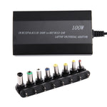 Laptop-Notebook-Netzteil 100W Universal-Ladegerät mit Autoladegerät & AC-Netzadapter & 8 Netzadaptern & 1 USB-Anschluss für Samsung, Sony, Asus, Acer, IBM, HP, DELL, US-Stecker, US-Stecker