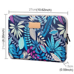 Lisen 10 Zoll Hülle Bunte Blätter Reißverschluss Aktentasche Tragetasche für iPad Air 2, iPad Air, iPad 4, iPad Neu, Galaxy Tab A 10.1, Lenovo Yoga 10.1 Zoll, Microsoft Surface Pro 10.6, Laptops / Tablets bis 10 Zoll, 10 Zoll