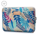 Lisen 13 Zoll Hülle Bunte Blätter Reißverschluss Aktentasche Tragetasche für Macbook, Samsung, Lenovo, Sony, DELL Alienware, CHUWI, ASUS, HP, Laptops bis 13 Zoll, 13 Zoll