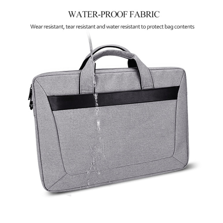 DJ06 Oxford-Stoff Wasserdichte Verschleißfeste Tragbare Erweiterbare Laptoptasche für 15,6 Zoll Laptops, mit abnehmbarem Schultergurt, 15,6 Zoll