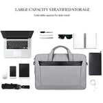DJ06 Oxford-Stoff Wasserdichte Verschleißfeste Tragbare Erweiterbare Laptoptasche für 15,6 Zoll Laptops, mit abnehmbarem Schultergurt, 15,6 Zoll
