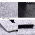ND06 Multifunktionale Filzknopf-Laptoptasche für 12,5 Zoll Laptop, 12,5 Zoll