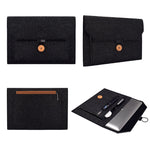 ND06 Multifunktionale Filzknopf Laptop-Innentasche für 13,3 Zoll Laptop, 13,3 Zoll