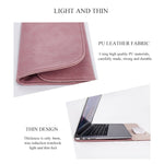 PU01S PU-Leder Horizontale Unsichtbare Magnetverschluss Laptop-Innentasche für 13,3 Zoll Laptops, 13,3 Zoll