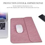 PU01S PU-Leder Horizontale Unsichtbare Magnetverschluss Laptop-Innentasche für 15,4 Zoll Laptops, 15,4 Zoll