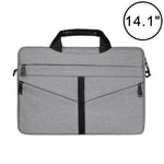 14,1 Zoll atmungsaktive, verschleißfeste modische Business-Schulter-Handtasche mit Reißverschluss für Laptop mit Schultergurt, 14,1 Zoll