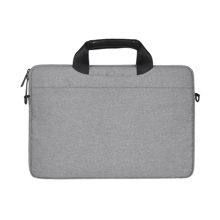 14,1 Zoll atmungsaktive, verschleißfeste modische Business-Schulter-Handtasche mit Reißverschluss für Laptop mit Schultergurt, 14,1 Zoll