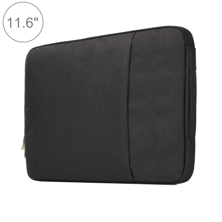 11,6 Zoll universelle modische weiche Laptop-Jeanstasche tragbare Reißverschluss-Notebook-Laptophülle für MacBook Air, Lenovo und andere Laptops, Größe: 32,2x21,8x2cm, 11,6 Zoll Lila, 11,6 Zoll Magenta, 11,6 Zoll Blau, 11,6 Zoll Grau, 11,6 Zoll Dunkelblau