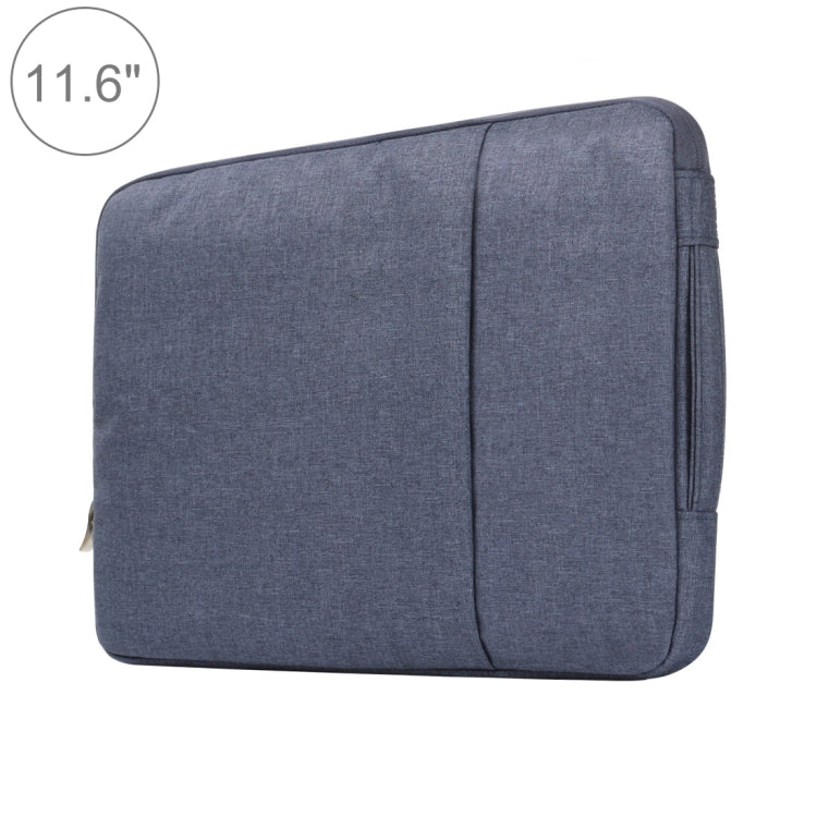 11,6 Zoll universelle modische weiche Laptop-Jeanstasche tragbare Reißverschluss-Notebook-Laptophülle für MacBook Air, Lenovo und andere Laptops, Größe: 32,2x21,8x2cm, 11,6 Zoll Lila, 11,6 Zoll Magenta, 11,6 Zoll Blau, 11,6 Zoll Grau, 11,6 Zoll Dunkelblau