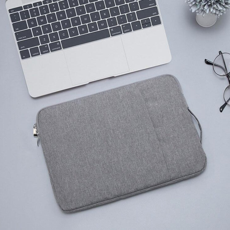11,6 Zoll universelle modische weiche Laptop-Jeanstasche tragbare Reißverschluss-Notebook-Laptophülle für MacBook Air, Lenovo und andere Laptops, Größe: 32,2x21,8x2cm, 11,6 Zoll Lila, 11,6 Zoll Magenta, 11,6 Zoll Blau, 11,6 Zoll Grau, 11,6 Zoll Dunkelblau