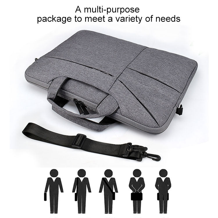 ST02S Wasserdichter Reißfest Versteckter Tragriemen Ein-Schulter-Handtasche für 14,1 Zoll Laptops, mit Koffergurt, ST02S 14,1 Zoll Marineblau, ST02S 14,1 Zoll Schwarz, ST02S 14,1 Zoll Dunkelgrau, ST02S 14,1 Zoll Pink, ST02S 14,1 Zoll Hellgrau