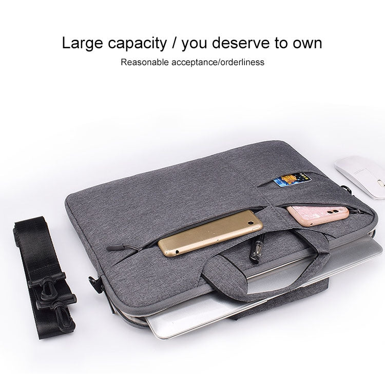 ST02S Wasserdichter Reißfest Versteckter Tragriemen Ein-Schulter-Handtasche für 15,6 Zoll Laptops, mit Koffergurt, ST02S 15,6 Zoll Marineblau, ST02S 15,6 Zoll Schwarz, ST02S 15,6 Zoll Dunkelgrau, ST02S 15,6 Zoll Pink, ST02S 15,6 Zoll Hellgrau