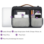 Nylon wasserdichte Laptoptasche für 15-15,6 Zoll Laptops mit Kofferwagen-Gurt, 15-15,6 Zoll