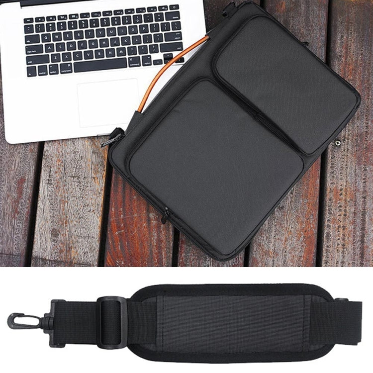 Nylon wasserdichte Laptoptasche für 15-15,6 Zoll Laptops mit Kofferwagen-Gurt, 15-15,6 Zoll