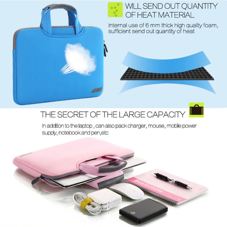 12 Zoll Tragbare luftdurchlässige Handhülle für MacBook, Lenovo und andere Laptops, Größe: 32x21x2cm, 12 Zoll Magenta, 12 Zoll Grau, 12 Zoll Grün, 12 Zoll Pink, 12 Zoll Schwarz
