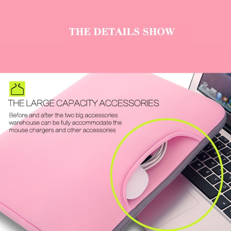 15,6 Zoll Tragbare Luftdurchlässige Handtasche für Laptops, Größe: 41,5x30,0x3,5cm, 15,6 Zoll Schwarz, 15,6 Zoll Pink, 15,6 Zoll Grün, 15,6 Zoll Grau, 15,6 Zoll Magenta