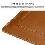 Universelle Echtleder Business Reißverschluss Laptop Tablet Tasche Für 12 Zoll und kleiner, 12 Zoll