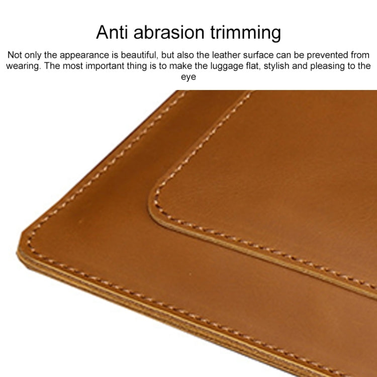 Universelle Echtleder Business Reißverschluss Laptop Tablet Tasche Für 12 Zoll und kleiner, 12 Zoll