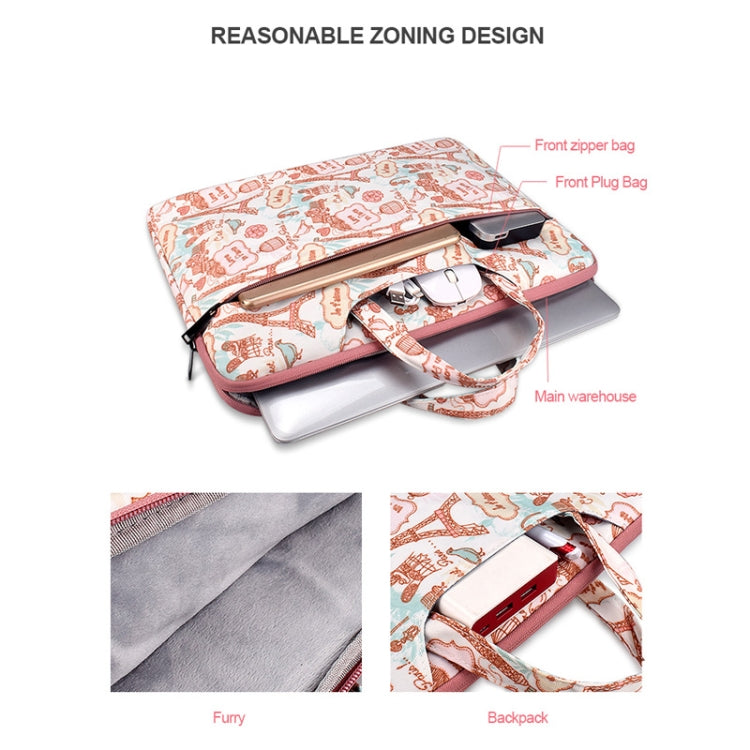 ST01DZ Canvas wasserdichte Laptoptasche für 13,3 Zoll Laptops